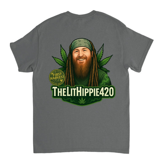 Lit Hippie Signature T-shirt – First Harvest Limited Edition | TheLitHippie420