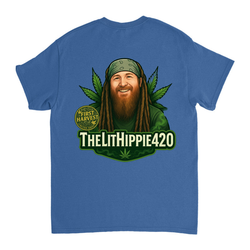 Lit Hippie Signature T-shirt – First Harvest Limited Edition | TheLitHippie420