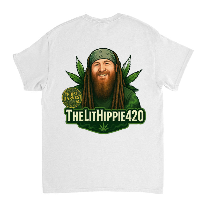 Lit Hippie Signature T-shirt – First Harvest Limited Edition | TheLitHippie420
